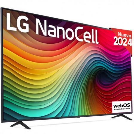 LG 86NANO81T6A NanoCell NANO81 Smart TV 86 pulg. 4K UHD 120Hz Negro
